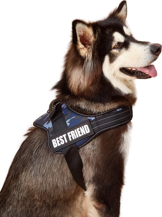 EzyDog Anti-trektuigje voor honden, crosscheck hondenharnas voor kleine, middelgrote en grote honden, hondentrainingsaccessoires, reflecterend, in grootte verstelbaar (S, rood