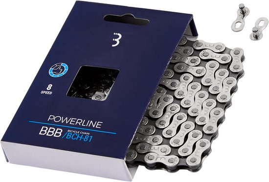 BBB Cycling kerékpáros lánc BCH-08E E-Powerline, 8 sebességes, E-bike BBB Cycling kerékpáros lánc BCH-08E E-Powerline, 8 sebességes, E-bike