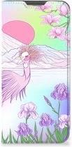 Telefoonhoesje Geschikt voor Samsung Galaxy A13 (4G) Wallet Bookcase Vogel