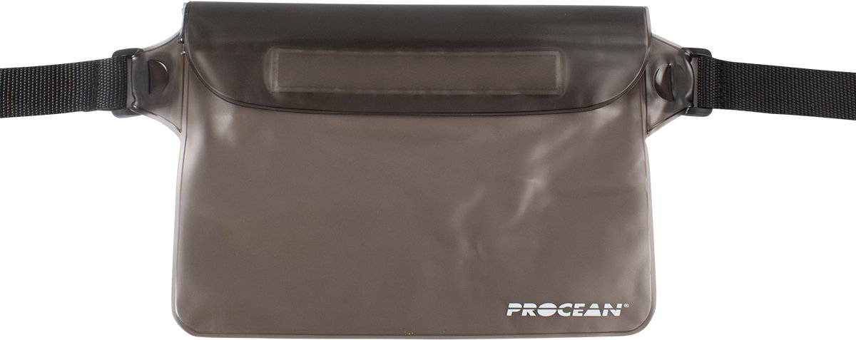 Droogtas | heuptas | Procean | transparant zwart