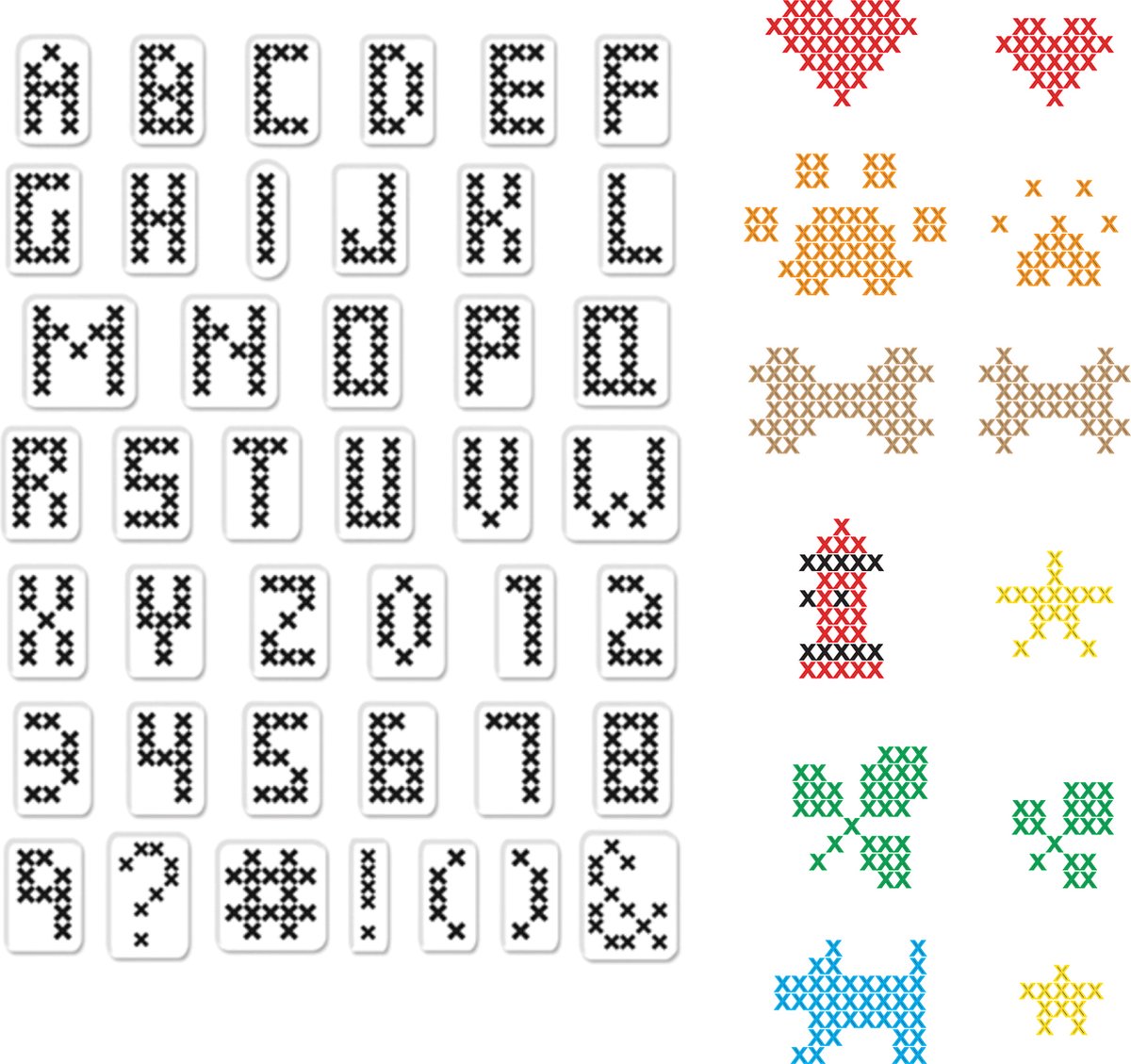 Kikkerland DIY Cross Stitch Dog Collar Borduur hondenriem