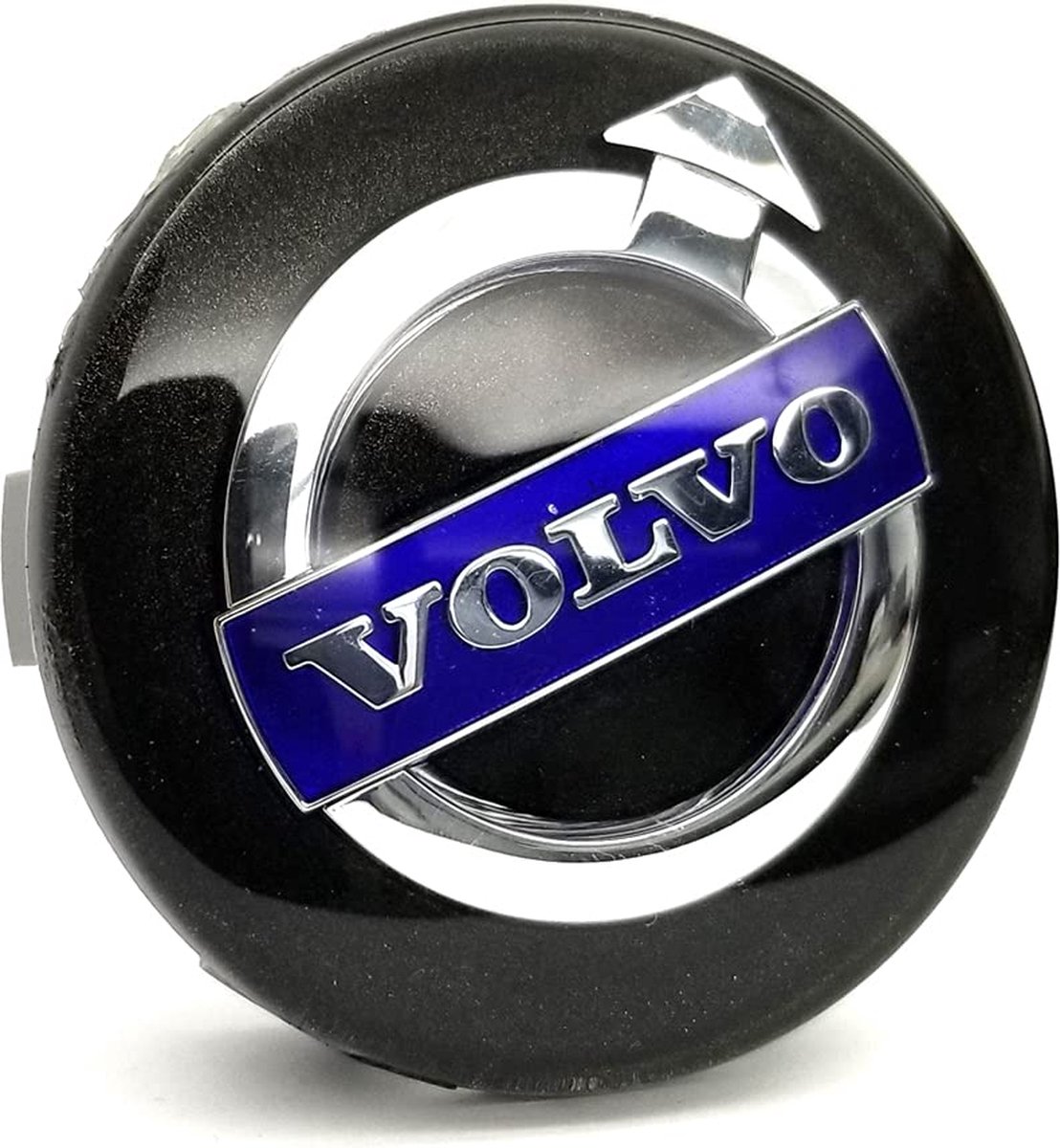 Originele Volvo naafdoppen 64mm 31400453 Zwart V70 S60 V60 - Past op de meeste modellen!