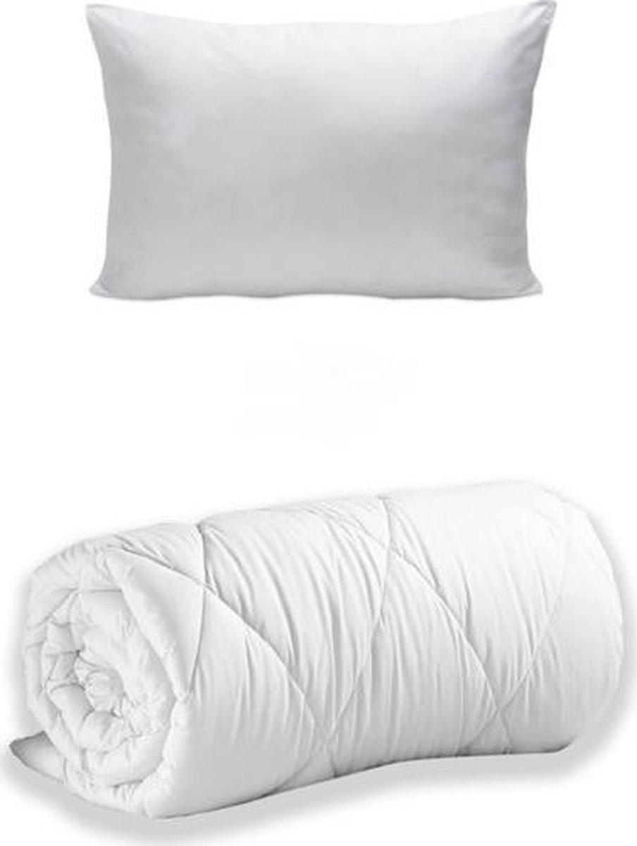 Dekbed + gratis kussen - Ultra Soft Dekbed - 140x220cm - dekbed geschikt voor alle seizoenen