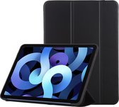 Mobigear Tablethoes geschikt voor Apple iPad Air 5 (2022) Hoes | Mobigear Tri-Fold Gel Bookcase - Zwart