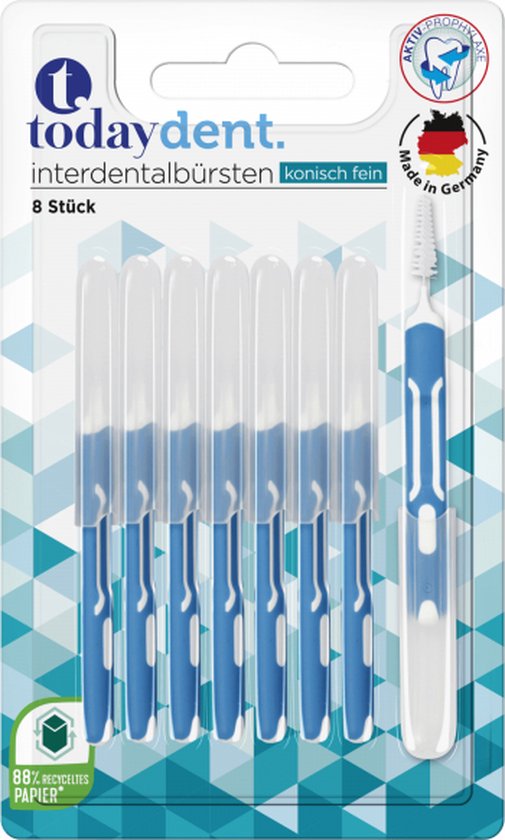 8 professionele tandenragers - interdentale borsteltjes - rager - flossers - set van 8 tanden ragers