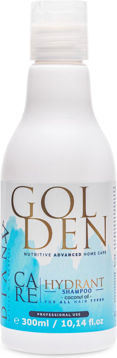 Golden Protein BLUE shampoo 300ml voor thuiszorg na de behandeling proteine haar stijlen ' no yellow ' - zilvershampoo zonder parabenen, sulfaten en siliconen voor Optimale Hydratatie en Anti-Frizz