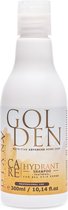 Golden shampoo 300g voor thuiszorg na de behandeling haar botox - zonder parabenen, sulfaten en siliconen, met Kokosboter en Panthenol, Voor Optimale Hydratatie en Anti-Frizz, Geschikt voor Alle Haartypes