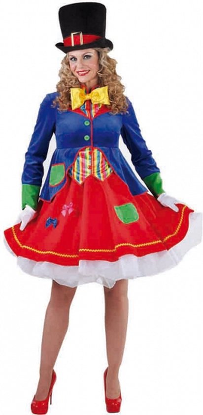 Luxe clowns jurkje Lucky voor dames 36 (s)