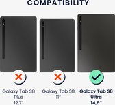 kwmobile hoes geschikt voor Samsung Galaxy Tab S8 Ultra / S9 Ultra - Back cover voor tablet - Tablet case