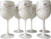 Moët & Chandon Ice - 6 Verres à Champagne ( blanc) - Acrylique