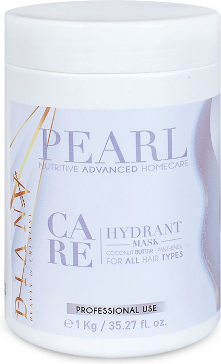PEARL HaarBotox Care 1000g Haarmasker - zonder parabenen, sulfaten en siliconen, Verrijkt met Kokosolie en Panthenol, Voor Optimale Hydratatie en Anti-Frizz, Geschikt voor Alle Haartypes