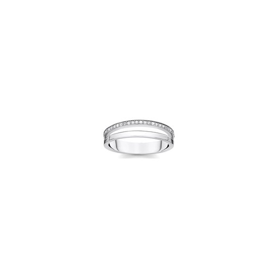 Thomas Sabo Dames Dames ring 925 sterling zilver sterling zilver gekleurde edelsteen Zilver 32017874