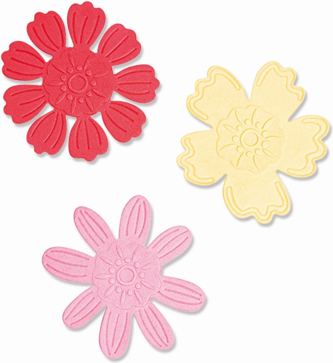Sizzix Switchlits Embossing Folder Detailed Blooms