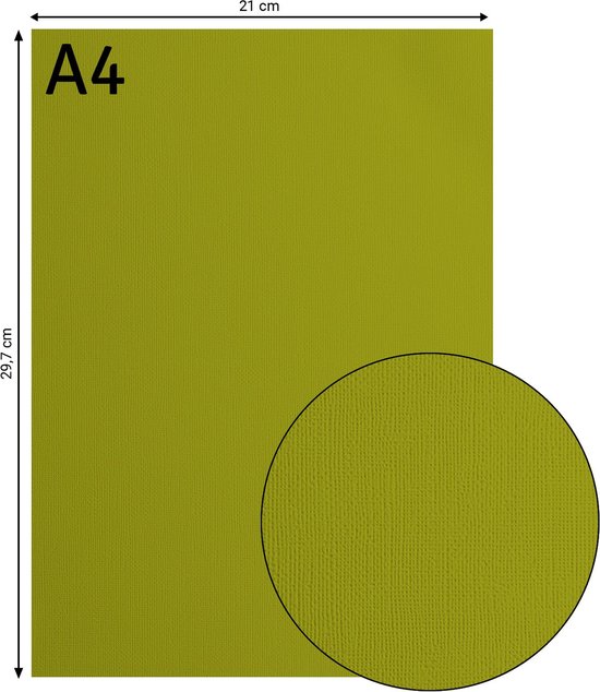A4 Texture Florence Cardstock Canvas, 10-Piece, Sorbet