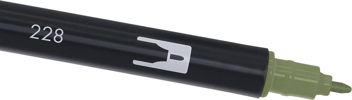 Tombow Brush pen - ABT 228 - Dual Brushpen - Gray Green - Groen — afbeelding 2