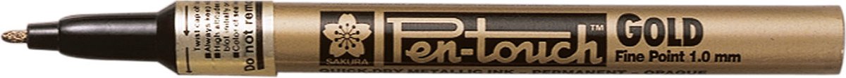 Sakura Pen-Touch Permanent Marker Goud