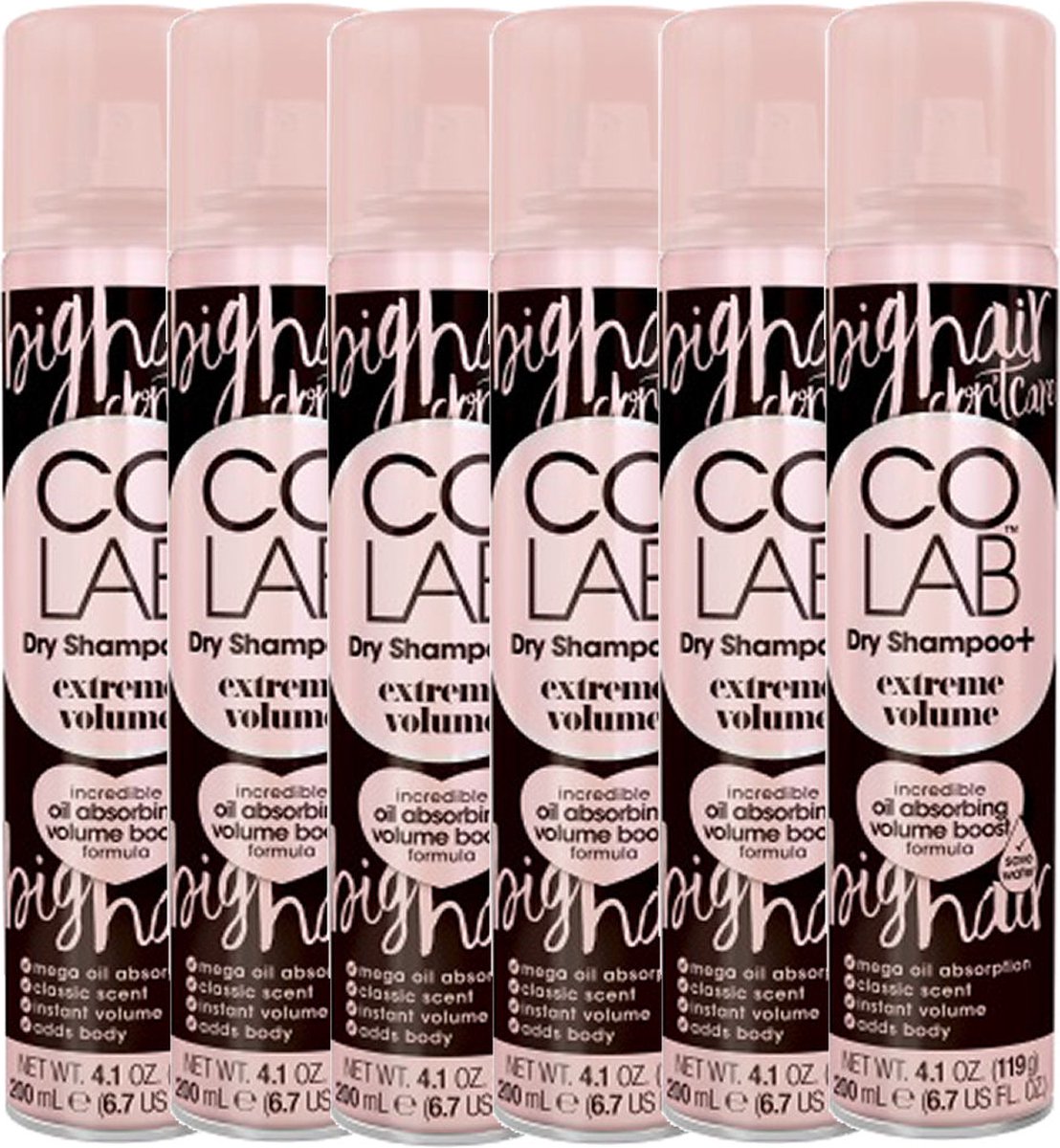 Colab Extra Volume Dry Shampoo 200 Ml - 6 pak