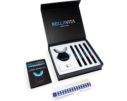 BELLAVITA ® Tandenbleekset - Tanden bleken - Teeth Whitening Kit - Tandenblekers - 4 gelpennen - Zonder peroxide - 100% natuurlijk - Witte tanden