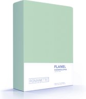 2-PACK: Kussenslopen Verwarmend Flanel - 65 x 65 cm - Groen