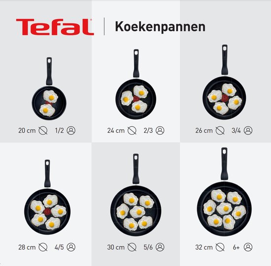 Tefal Easy Plus Pannenset - Ø 20 + Ø 28 cm - Niet geschikt voor inductie |  bol.com
