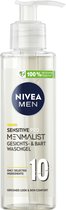 NIVEA MEN Pro Sensitive Menmalist Gezicht Baard Wasgel, 200 ml
