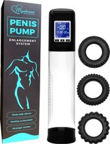b'Mystease Sex Toys voor Mannen Penispomp met Cockring Set - Elektrisch met Penisring - Penis Vergroter XXL'