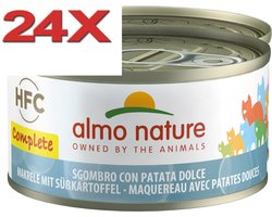 Almo Nature HFC - Kat - Graanvrij Makreel & Aardappelen - 24x70gr
