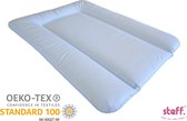 Steff - aankleedkussen - 70x50 cm - lichtblauw - met kwaliteitslabel OEKO-TEX standard 100