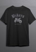 Vélo nu | chemise de motard | T-shirt noir | tirage argentique | L