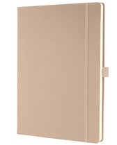 Sigel notitieboek - Conceptum Pure - A4 - beige - hardcover - 194 pagina's - 80 grams - lijn - SI-CO641