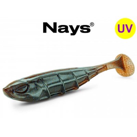 NAYS VNM Shad C02 4.3 - softbait met garnalengeur - voor roofvissen van NAYS. — afbeelding 2