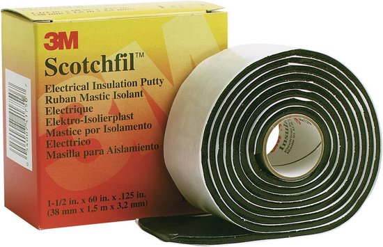 3M™ Scotchfil™ vullende zelffuserende rubber tape - zwart - 38mm x 1,50m x  3,18mm | bol.com