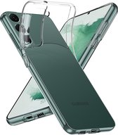 LuxeBass Hoesje geschikt voor Samsung Galaxy S22+ - Siliconen hoesje - TPU - Transparant - telefoonhoes - gsm hoes - gsm hoesjes