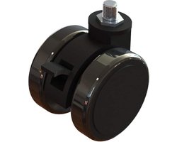 Next Level Racing Vergrendelbare Castor Wielen - Zwart
