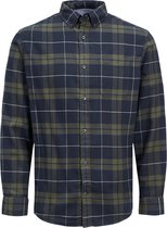 Jack & Jones Overhemd Jjeclassic Check Shirt L/s Au22 Sn 12209098 Rosin/slim Fit Mannen Maat - S