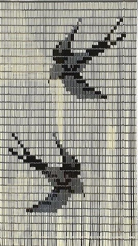 Deurgordijn/vliegengordijn - Hulzen - Zwaluw - 90x220 cm