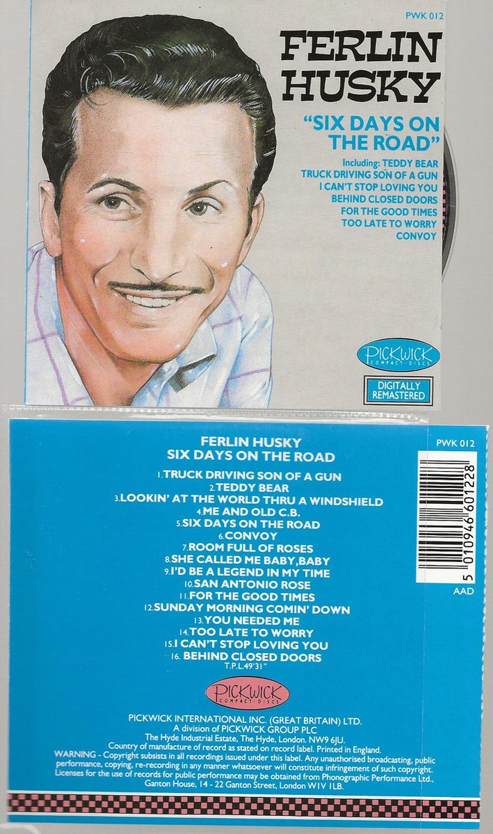 FERLIN HUSKY - SIX DAYS ON THE ROAD