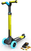 BERG Nexo Step - Kinderstep - Opvouwbaar - In hoogte verstelbaar - Incl. Magneetdeck + LED wielen - 2 tot 12 jaar - Lime