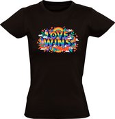 Love Wins Dames T-shirt | LHBTI | Regenboog | shirt