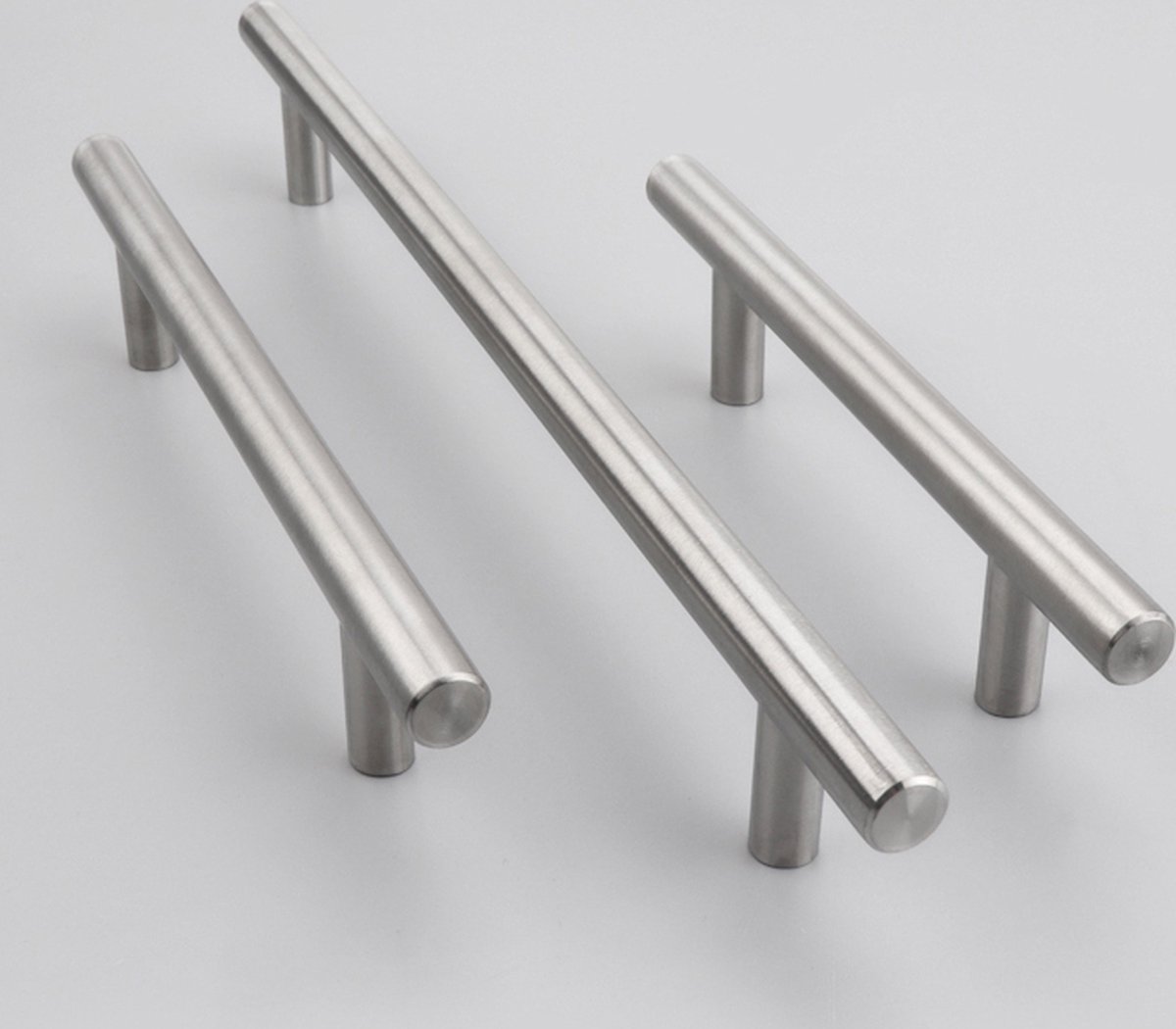 Handgreep RVS Rond - Metaal - 96mm hartafstand - Handvat voor Kast ...