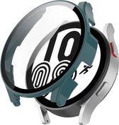 YONO Coque compatible avec Galaxy Watch 4 44 mm - Coque de protection d'écran - Bumper Full Cover - Vert foncé