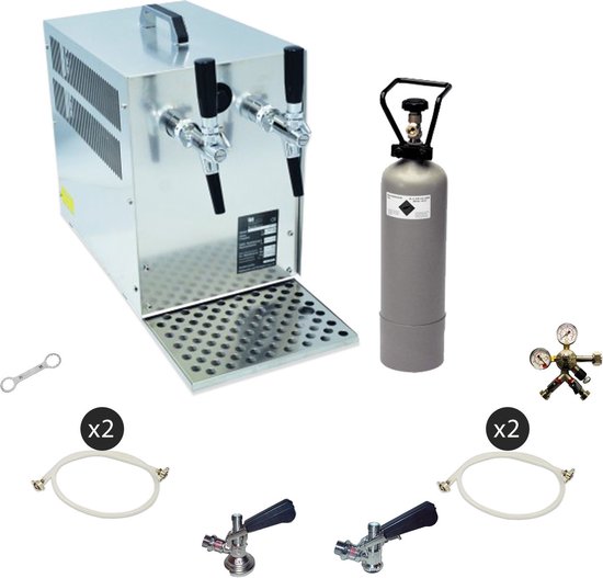Bundel] Accessoirepakket 1 met 5l professionele adapter, 10mm bierslang en 0,5 kg CO2-flesje