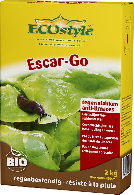 Eco Style Biologische Slakkenkorrels Escar Go - 2 kilo