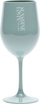 Riviera Maison Wijnglazen - Sunshine Loving Wine Glass - Blauw - 1 Wijnglas tweedehands  Nederland