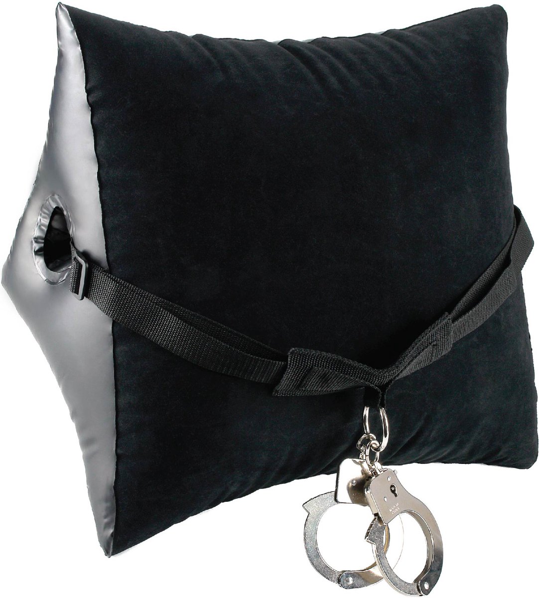 Pipedream Fetish Fantasy Series deluxe Position Master met Cuffs Penishoes - Zwart