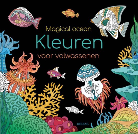 Kleuren voor volwassenen  -   Magical ocean - cover