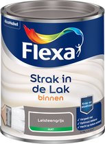 Flexa Strak in de Lak - Watergedragen - Mat - Leisteengrijs - 750 ml