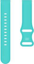 Bracelet en Siliconen (vert menthe), adapté aux modèles Huawei Watch : GT 2 (42 mm), GT 3 (42 mm), GT 3 Active (42 mm), GT 3 Pro (43 mm), GT 3 Elegant
