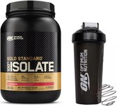Optimum Nutrition Gold Standard 100% Isolate Bundel  - Strawberry Whey Proteine Isolaat + ON shakebeker - 930 gram (31 shakes)