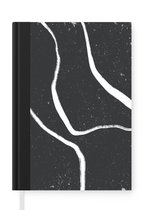 Notitieboek - Schrijfboek - Lijn - Minimalisme - Design - Notitieboekje klein - A5 formaat - Schrijfblok
